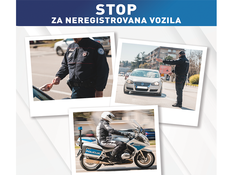 STOP za neregistrovana vozila